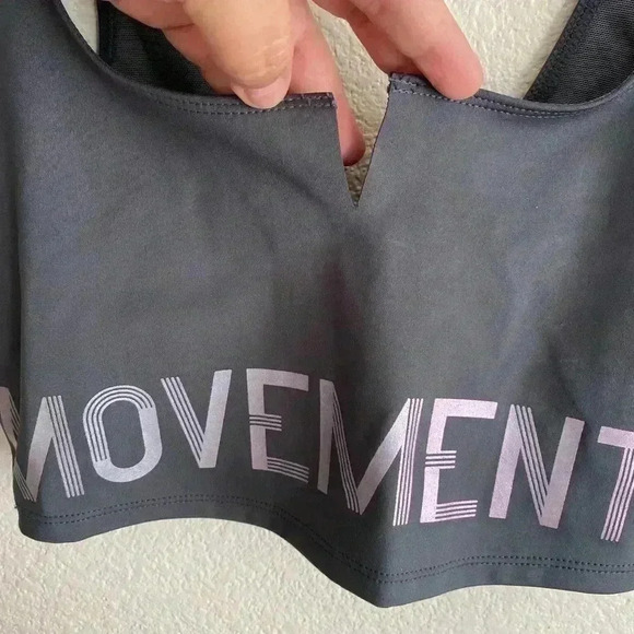 🆕 Free People Movement Iridescent Graphic Sports Bra S🆕 - Picture 6 of 11